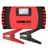 GOOLOO 650A Portable Car Jump Starter 18000mAh Phone Power Bank Auto Battery Charger Pack Booster with Dual USB Charging Port, LCD Screen and LED Light, Built-in Smart Protection -