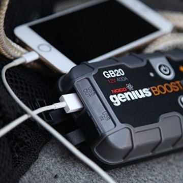NOCO Genius Boost Sport GB20 400 Amp 12V UltraSafe Lithium Jump Starter - 