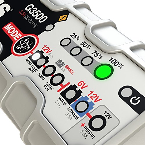 NOCO Genius G3500 6V/12V 3.5A UltraSafe Smart Battery Charger - 