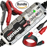 NOCO Genius G3500 6V/12V 3.5A UltraSafe Smart Battery Charger & NOCO Genius GC004 10' Extension Cable (Bundle) -