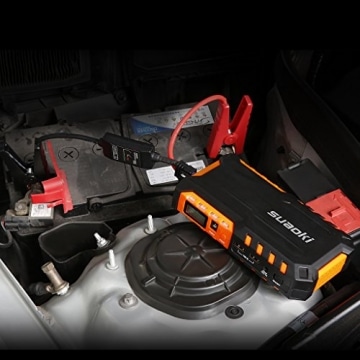 Suaoki G7 600A Peak 18000mAh Portable Car Jump Starter Battery Booster with Dual USB Charging Port and LED Flashlight -