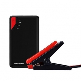 [Ultra Compact] DBPOWER 300A Peak 8000mAh Portable Car Jump Starter (for Gas Engine up to 2.5L) Auto Battery Booster Charger Phone Power Bank Built-in LED Flashlight (Black/Red) -