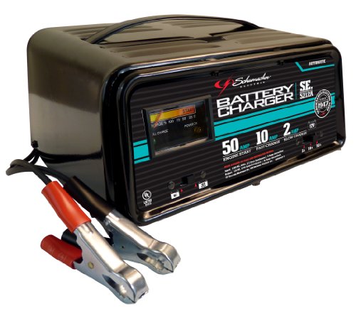 Schumacher SE-5212A 2/10/50 Amp Automatic Handheld Battery Charger -