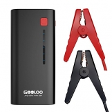 GOOLOO 600A Peak Portable Car Jump Starter Phone Power Bank (Up to 6.5L Gas or 5.0L Diesel Engine) Auto Battery Pack Booster Charger with LED Light -
