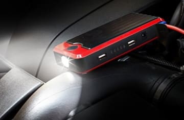 PowerAll PBJS16000R Rosso Red/Black Portable Power Bank and Lithium Jump Starter -