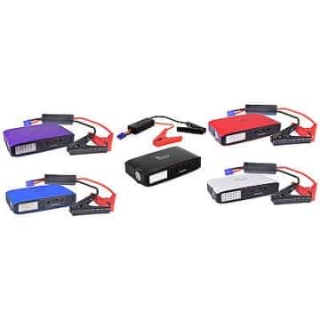 12V 55500mWh Portable Emergency Charger/Multifunctional Jump Starter : Purple - 