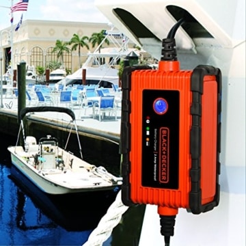 BLACK+DECKER BC2WBD 2 Amp Waterproof Battery Charger / Maintainer -