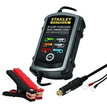 STANLEY FATMAX BC8S 8 Amp Battery Charger with 2 Amp Maintainer -