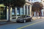 Ford Focus 2017 side view black color hd images