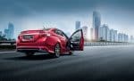 Toyota Vios back side hd image and wallpaper - Toyota Vios red color