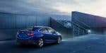 2017 Chevrolet Cruze blue color in night rear view back side hd 4k wallpaper