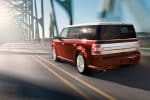 2017 Ford Flex SUV red color on road hd widescreen wallpaper