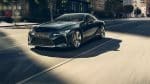 2018 Lexus LC black on road in city 4k hd wallpaper