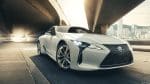 2018 Lexus LC white front hd 4k view wide wallpaper