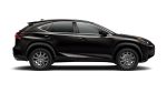2018 Lexus NX black color side view white background uhd wallpaper