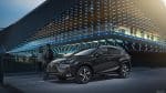 2018 Lexus NX in night park on road side view hd images