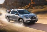 2018 Honda Ridgeline off road heavy load front driver driving desert hd wallpaper
