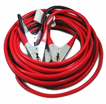 ABN Jumper Cables with Carrying Bag, 25’ Feet, 2-Gauge, 600 AMP – Commercial Grade Automotive Booster Cables Any Vehicle - 1