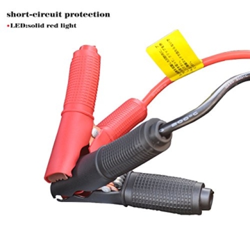 Booster Jumper Cables Automotive Replacement Battery Jumper Cables Alligator Clamp Booster Battery Clips for 12V Portable Car Jump Starter (Smart) - 5