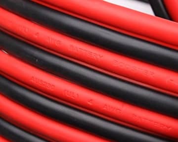 Cartman Booster Cable 4 Gauge x 20Ft in Carry Bag (4AWG x 20Ft) UL-Listed - 4
