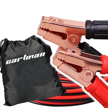 Jump Leads CARTMAN Auto Jumper Cable Battery Booster Wire Clamp With Alligator Wire (6.56FT, 500AMP Car Jump Leads