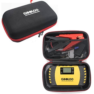 GOOLOO 1000A Peak 20800mAh Portable Car Jump Starter (Up to 8.0L Gas, 6.0L Diesel Engine) 12V Auto Battery Booster Phone Charger Power Pack Built-in LED Light and Smart Protection - 8