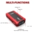 GOOLOO 600A Peak 15000mAh Car Jump Starter (Up to 6.0L Gas or 4.5L Diesel Engine) Portable Power Pack Auto Battery Booster Phone Charger with Dual Quick Charge Output, Built in LED Light, Black/Red - 4