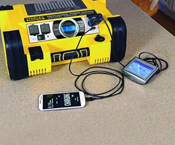 STANLEY FATMAX PPRH7DS Professional Power Station: 1400 Peak/700 Instant Amps, 500W Inverter, 120 PSI Air Compressor - 5