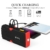 Beatit 800A Peak 18000mAh 12V Portable Car Jump Starter With Smart Jumper Cables (Up to 6.0L Gas or 5.0 Diesel Engines) Auto Battery Booster Power Pack Phone Power Bank With Smart Charging Ports - 4