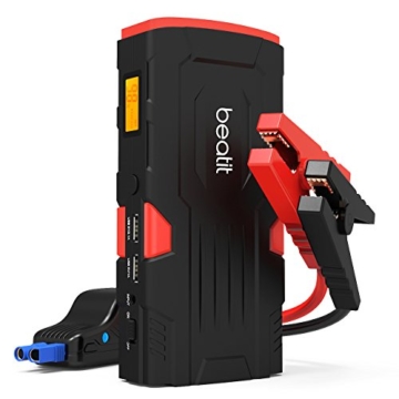 Beatit 800A Peak 18000mAh 12V Portable Car Jump Starter With Smart Jumper Cables (Up to 6.0L Gas or 5.0 Diesel Engines) Auto Battery Booster Power Pack Phone Power Bank With Smart Charging Ports - 1