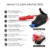 Beatit 800A Peak 18000mAh 12V Portable Car Jump Starter With Smart Jumper Cables (Up to 6.0L Gas or 5.0 Diesel Engines) Auto Battery Booster Power Pack Phone Power Bank With Smart Charging Ports - 5