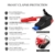 BEATIT TECH Intelligent Alligator Clamps Smart Jumper Cables with Car Battery Charger Clamps Emergency Jump Starter Kit for 12V Vehicle Battery - 5