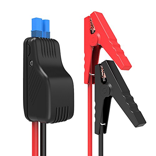 2Pcs Red&Black Car Battery Charger Clamp Alligator Clip for Jump Starter .qi 