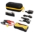 DBPOWER 600A Peak 18000mAh Portable Car Jump Starter (up to 6.5L Gas/ 5.2L Diesel Engine) Power Pack Battery Booster, Power Bank with Smart Charging Port, Compass, LCD Screen & LED Flashlight (Yellow) - 8