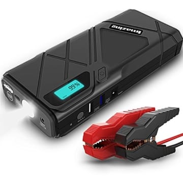 Imazing Portable Car Jump Starter 1200A Peak 12000mAH (Up to 6L Gas or 5.2L Diesel Engine) Auto Battery Booster Power Pack Phone Power Bank With Smart Charging Ports - 1