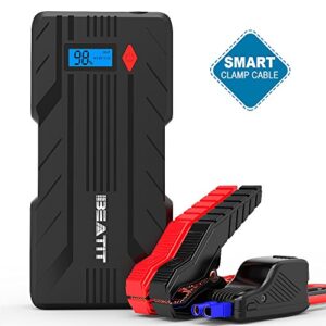 BEATIT B7 1200A Peak Portable Car Jump Starter Auto Battery Booster Power Pack Phone Charger With Dual USB Port Power Bank - 1