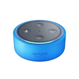 Echo Dot Kids Edition, a smart speaker with Alexa for kids - blue case - 1