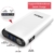 Quick Charge In & Out, GOOLOO 450A Peak Car Jump Starter (Up to 4.5L Gas or 2.5L Diesel Engine) Power Pack 12V Auto Battery Booster Portable Phone Charger, Built-in LED Light, Black/White - 5