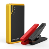 [Ultra Compact] DBPOWER 300A Peak 8000mAh Portable Car Jump Starter (Only for Gas Engine up to 2.5L) Auto Battery Booster Charger Portable Phone Charger Built-in LED Flashlight  (Yellow) - 1