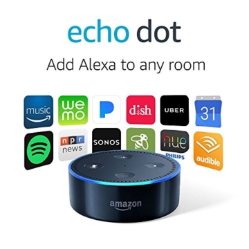 Echo Dot (2nd Generation) - Smart speaker with Alexa - Black - 3