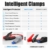 BEATIT Wireless Charger 2000A (up to 8.0L Gas and 8.0L Diesel) Peak 21000mAh 12V Portable Car Jump Starter Auto Battery Booster With Smart Jumper Cables - G18 - 4