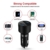 Rapid Car Charger, GOOLOO Quick Charge 3.0 3A 36W Metal Car Adapter with Dual USB Ports fit iPhone X / 8/7/ 6S / Plus, iPad Pro/Air 2 / Mini, Samsung Galaxy S8 / S7 / Edge and More - Black - 4