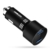 Rapid Car Charger, GOOLOO Quick Charge 3.0 3A 36W Metal Car Adapter with Dual USB Ports fit iPhone X / 8/7/ 6S / Plus, iPad Pro/Air 2 / Mini, Samsung Galaxy S8 / S7 / Edge and More - Black - 1