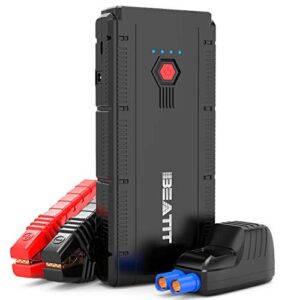 BEATIT G22 QDSP 1500A Peak 15600mAh 12V Portable Car Lithium Jump Starter (up to 8.0L Gas and 6.2L Diesel) Battery Booster Phone Charger Power Pack with Smart Jumper Cables - 1