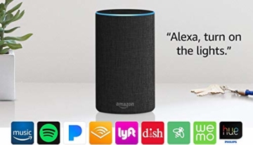 Echo (2nd Generation) - Smart speaker with Alexa - Charcoal Fabric - 19