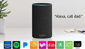 Echo (2nd Generation) - Smart speaker with Alexa - Charcoal Fabric - 22
