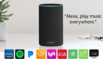 Echo (2nd Generation) - Smart speaker with Alexa - Charcoal Fabric - 26