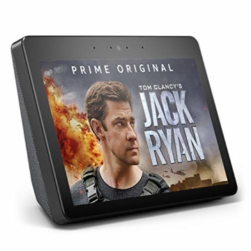 All-new Echo Show (2nd Gen) – Premium sound and a vibrant 10.1” HD screen - Charcoal - 1