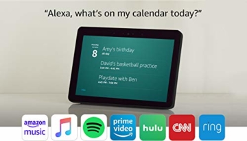 All-new Echo Show (2nd Gen) – Premium sound and a vibrant 10.1” HD screen - Charcoal - 11