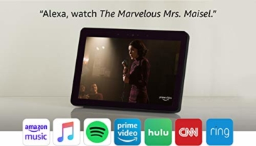 All-new Echo Show (2nd Gen) – Premium sound and a vibrant 10.1” HD screen - Charcoal - 9